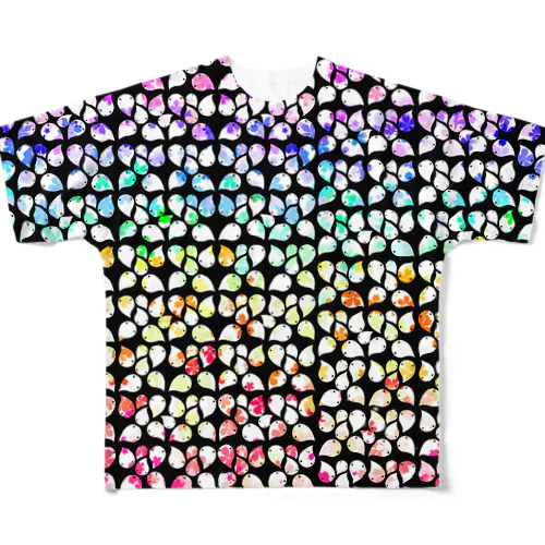 花咲くロクマル All-Over Print T-Shirt