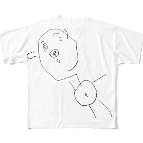 ぶた All-Over Print T-Shirt