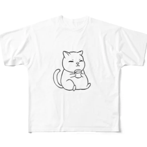 アドネコ All-Over Print T-Shirt