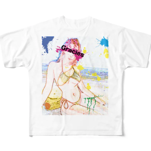 Gracies All-Over Print T-Shirt