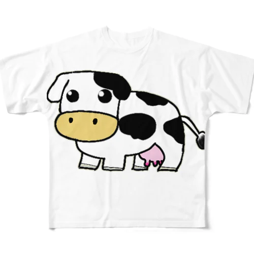 べこのイラスト All-Over Print T-Shirt