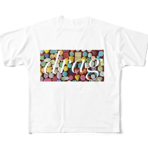 MDMA フルグラフィックTシャツ