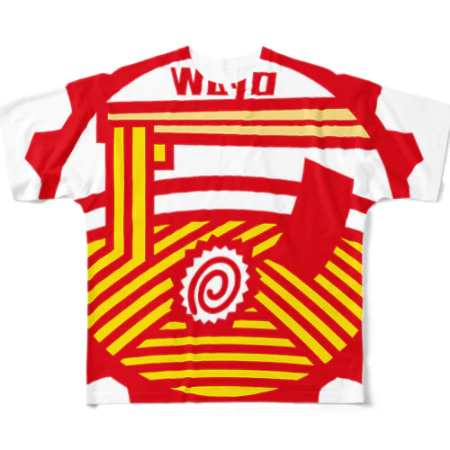 パ紋No.2913 wayo  フルグラフィックTシャツ