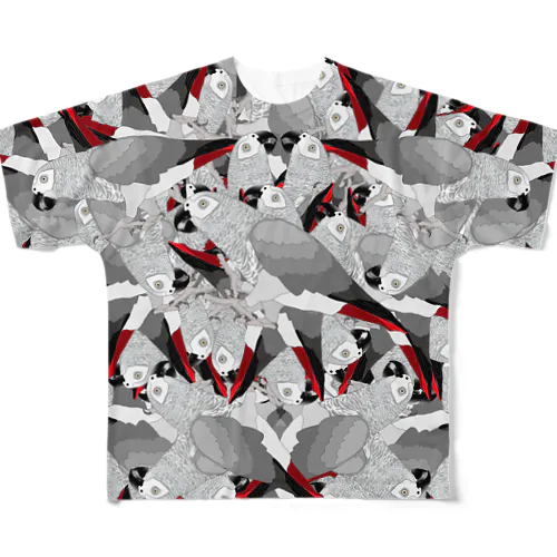 ヨウム All-Over Print T-Shirt