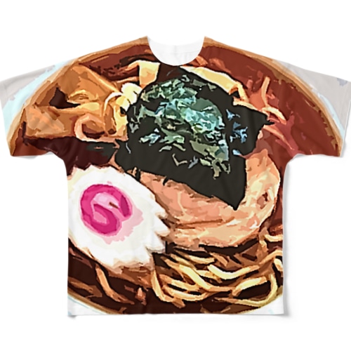 中華そば All-Over Print T-Shirt