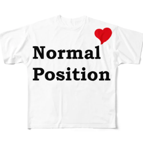 Normal Position フルグラフィックTシャツ