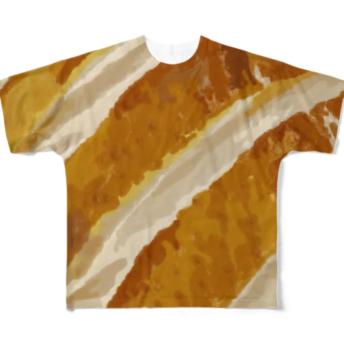 スモークチキン（胸肉スライス） フルグラフィックTシャツ