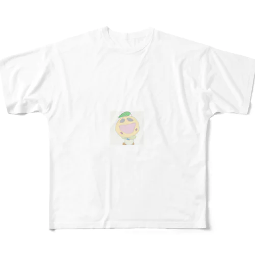 ほんわりはっぱちゃん All-Over Print T-Shirt