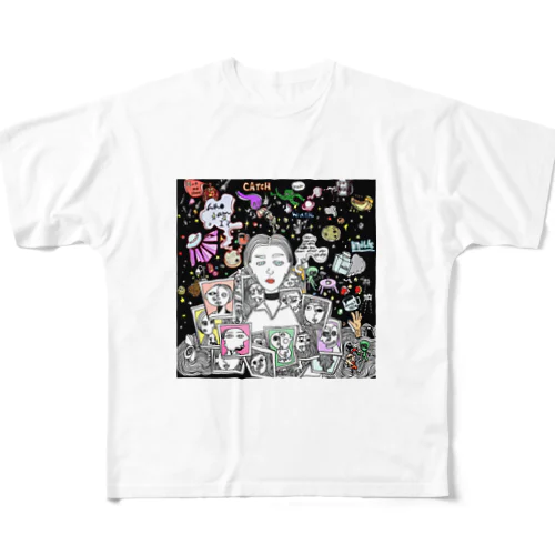 キュビズムの宇宙 All-Over Print T-Shirt