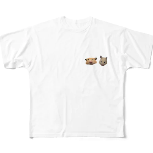 はむはむ🐹🐹 フルグラフィックTシャツ