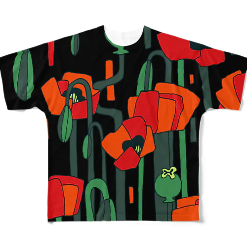 Poppy All-Over Print T-Shirt