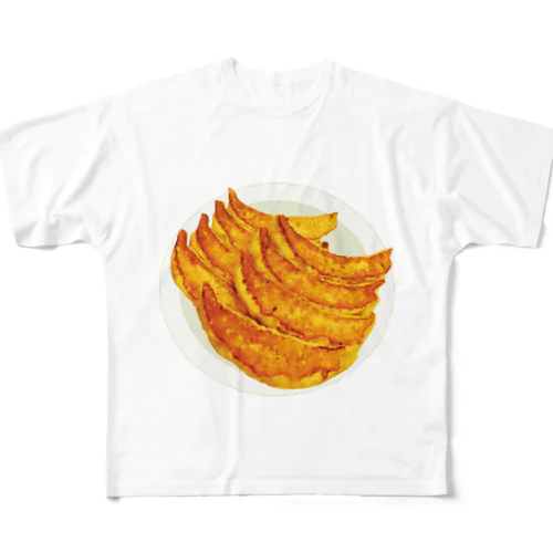 ギョーザです フルグラフィックTシャツ