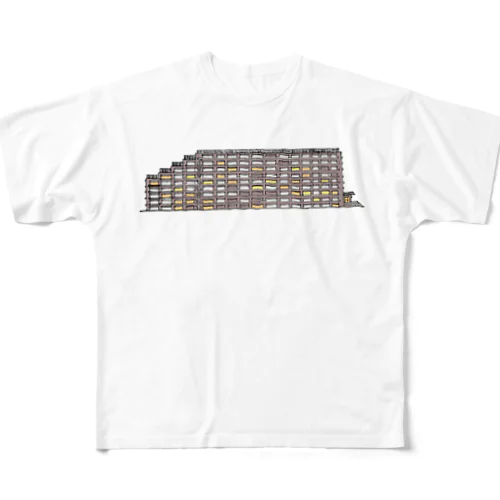 団地 All-Over Print T-Shirt