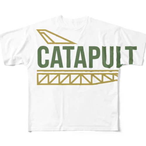 カタパルト CATAPULT ロゴ フルグラフィックTシャツ