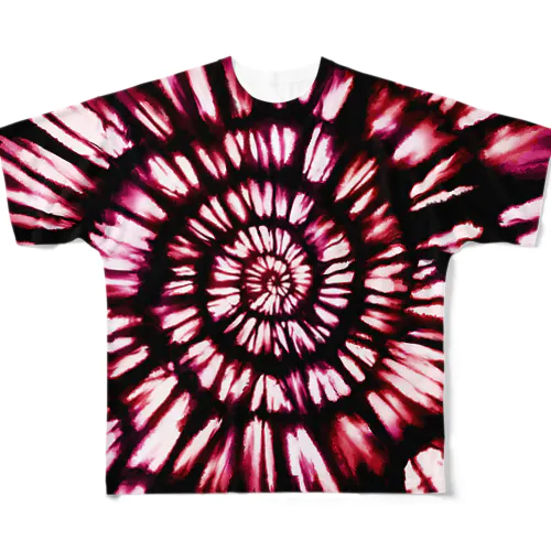 kowareul タイダイT 赤 All-Over Print T-Shirt