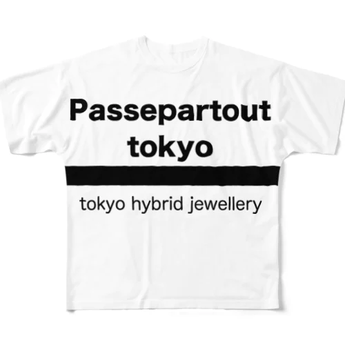 Passepartout Tokyo フルグラフィックTシャツ