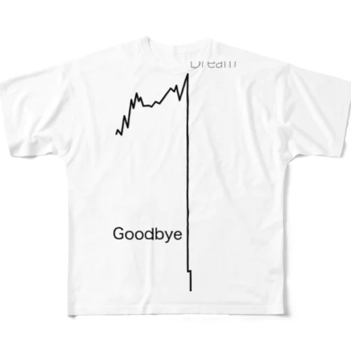 大暴落goodbye All-Over Print T-Shirt