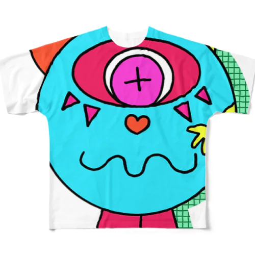 〇monster All-Over Print T-Shirt