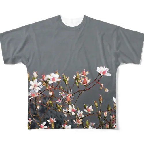 庭先の花 フルグラフィックTシャツ