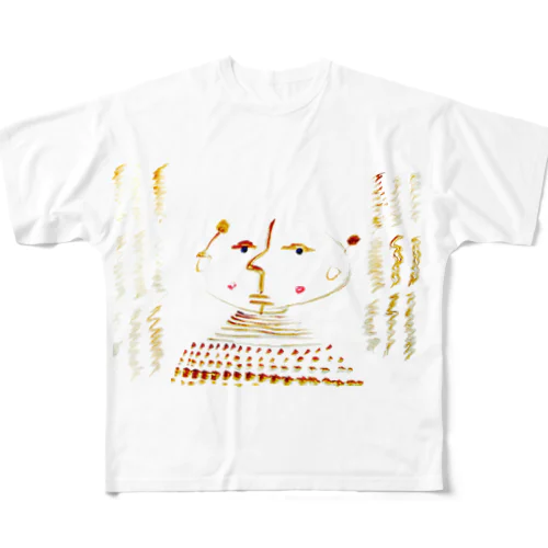 ハタチのわだちゃん All-Over Print T-Shirt