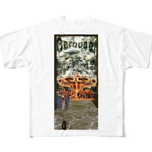 The World Of ASATSUKI "Carousel" フルグラフィックTシャツ