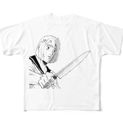 殺意 All-Over Print T-Shirt