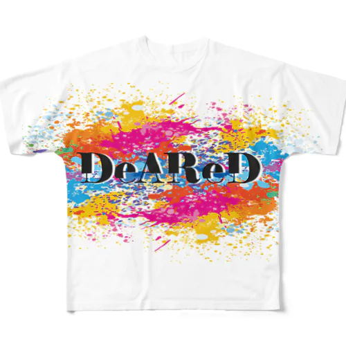 DeAReD COLOR フルグラフィックTシャツ