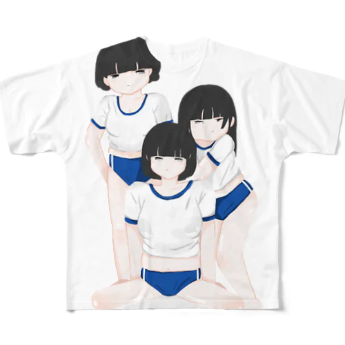 いつもの三人 All-Over Print T-Shirt