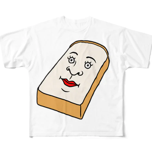 かっこいい二枚目の食パン All-Over Print T-Shirt