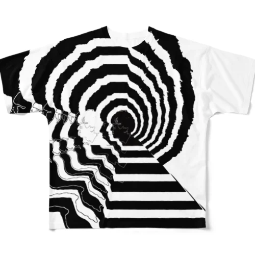 横顔レゴ All-Over Print T-Shirt