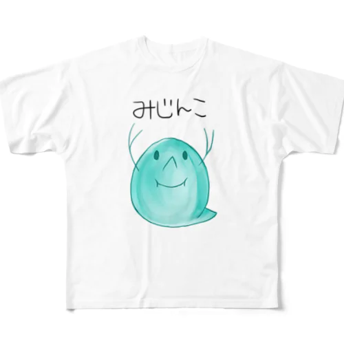 みじんこ フルグラフィックTシャツ