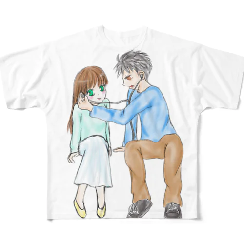 shining music  フルグラフィックTシャツ