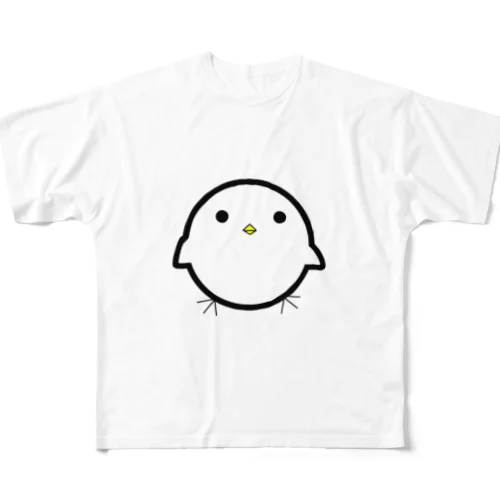 バードちゃん フルグラフィックTシャツ