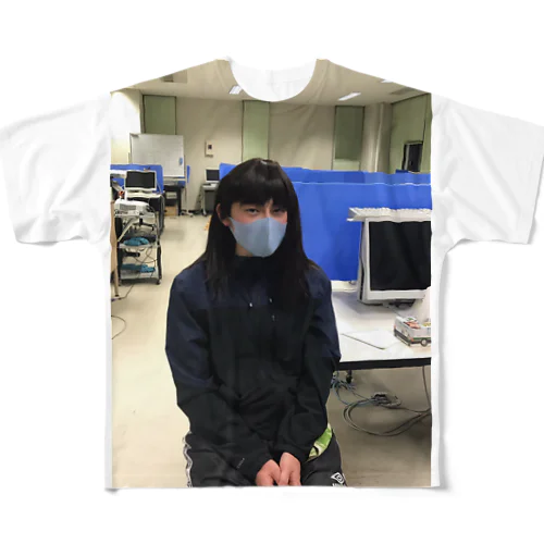 菊池の顔面Tしゃつ　せこんど All-Over Print T-Shirt