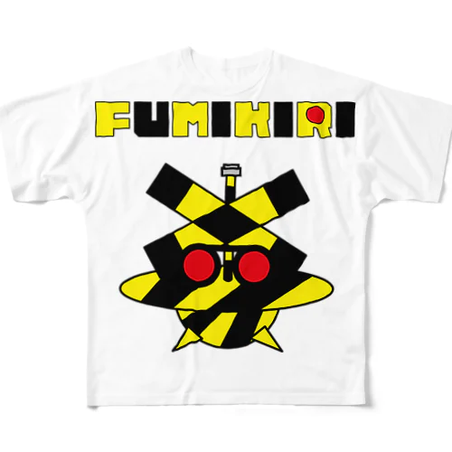 踏切UFO from ボールヘッズ All-Over Print T-Shirt