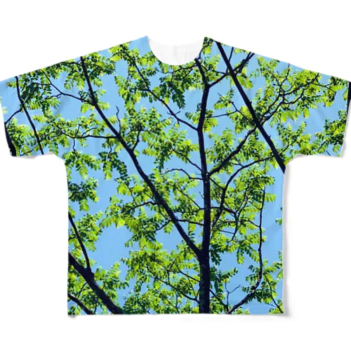 森林浴🌲 フルグラフィックTシャツ