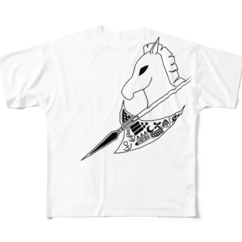 黒騎士 All-Over Print T-Shirt
