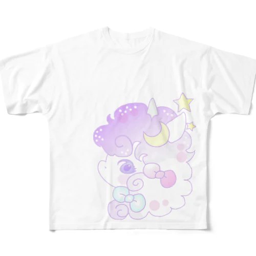 ラクトムーンユニコーン All-Over Print T-Shirt