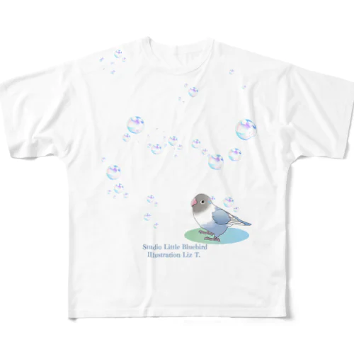 しゃぼん白ぼったん All-Over Print T-Shirt