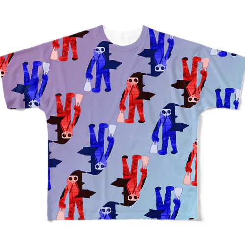 ECO忍者 experiment-2 フルグラフィックTシャツ