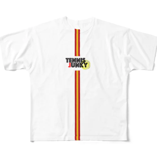 18.TENNIS JUNKYロゴTシャツ スペイン フルグラフィックTシャツ