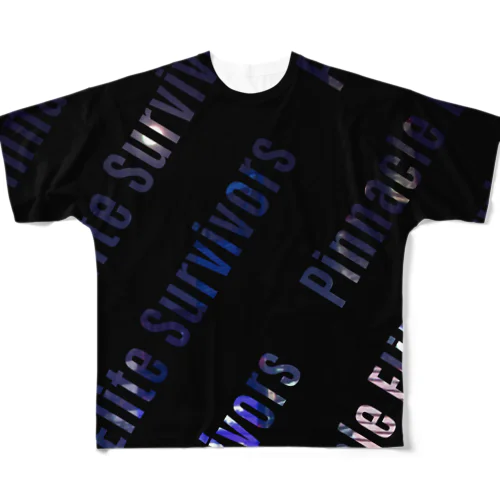 neon BLACK All-Over Print T-Shirt
