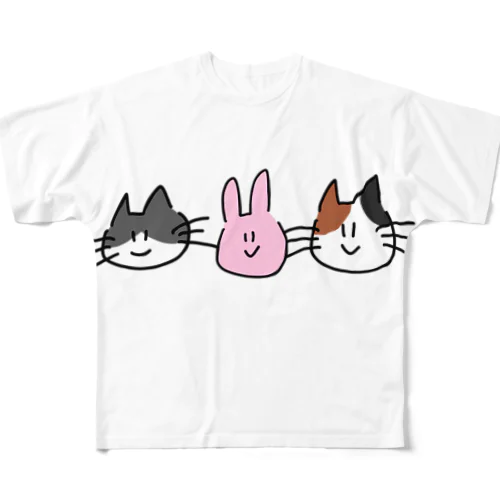 さんこいち フルグラフィックTシャツ