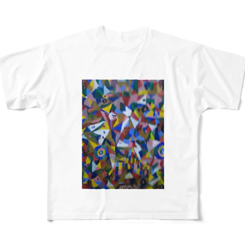 猫を探して! All-Over Print T-Shirt