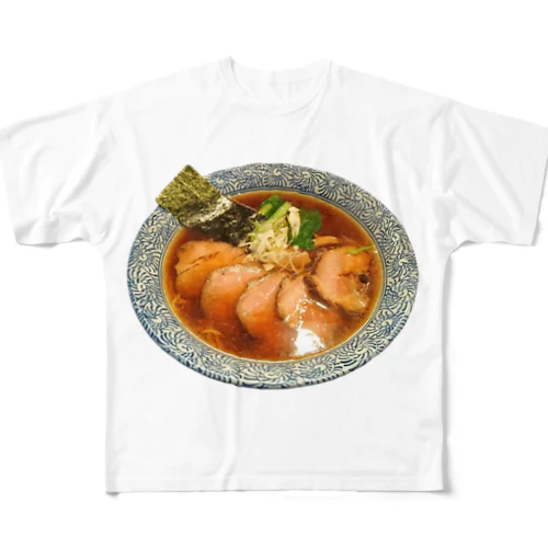 美味しいらーめん フルグラフィックTシャツ