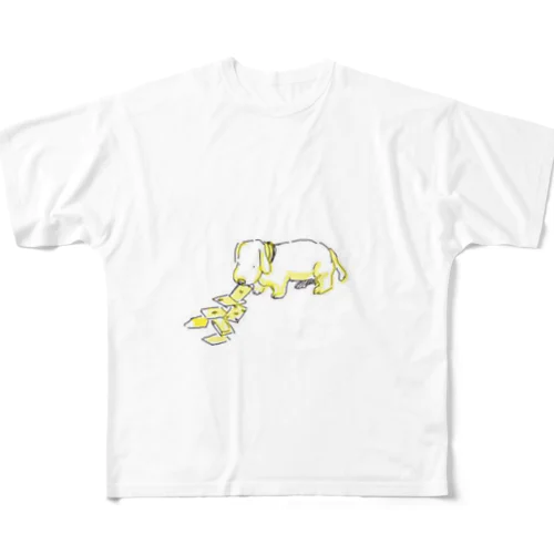 トランプペットわんわん All-Over Print T-Shirt