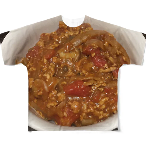 いつかの手作りカレーTシャツ フルグラフィックTシャツ