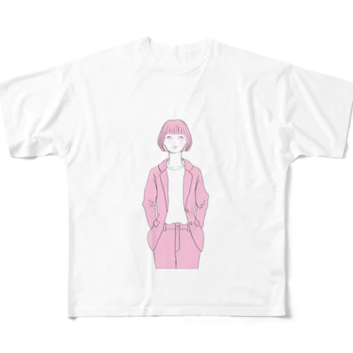 雨音ちゃん フルグラフィックTシャツ