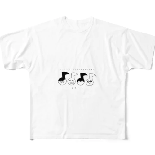 サイレントじゃ踊れない All-Over Print T-Shirt