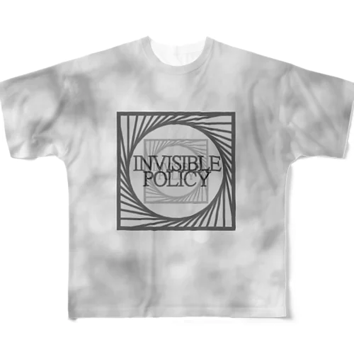 INVISIBLE POLICY フルグラフィックTシャツ